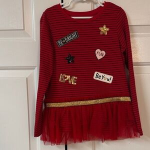 Garanimals Red Striped Kids Top